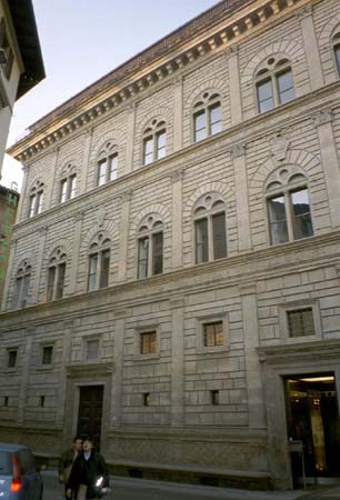 Palais Ruccellai 1460 projet d'Alberti