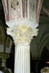 San Miniato al Monte.Crypte,chapiteau de récupération.