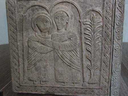 Musée chrétien autel de Ratchis la Visitation